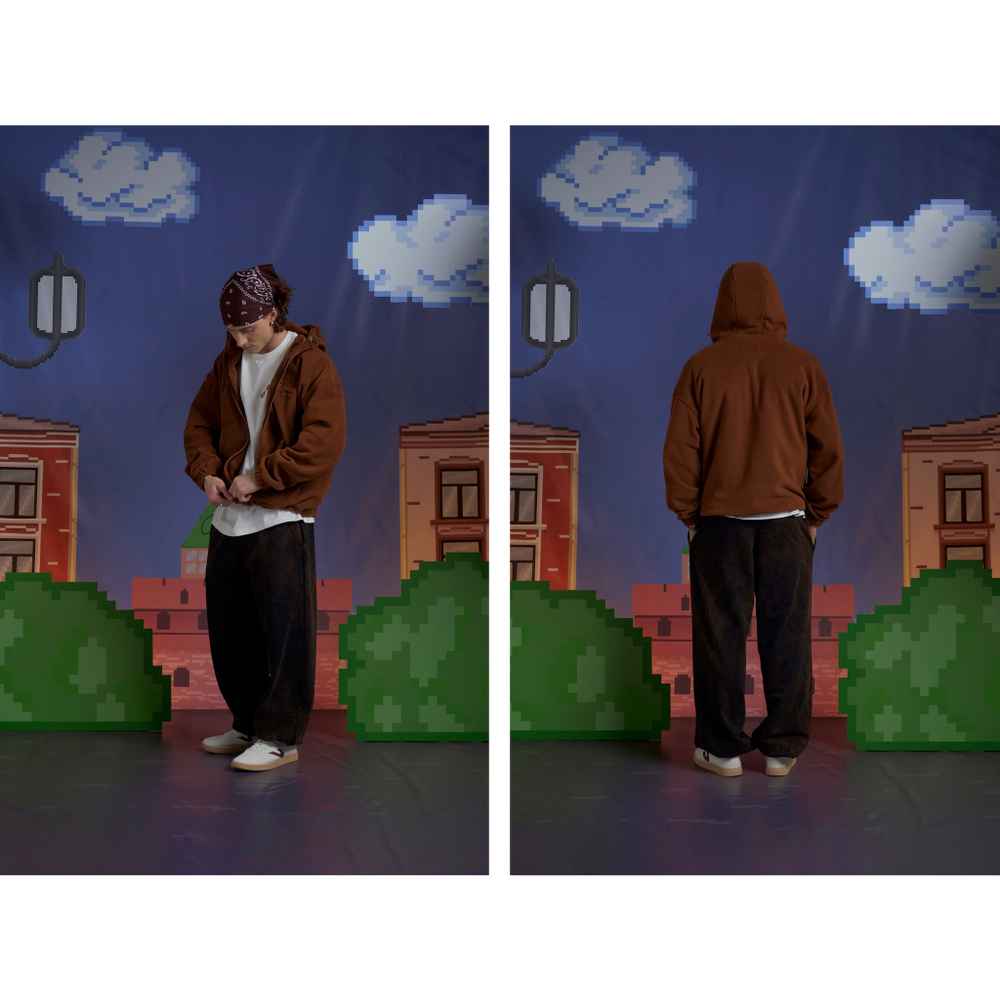 Худи Called a Garment Voyageur St Zip "Bear Brown"
