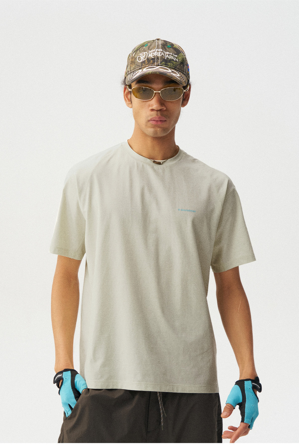 Футболка Nothomme Monterest Regular Logo бежевый