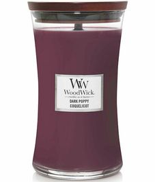 Темный мак, ароматическая свеча, WoodWick