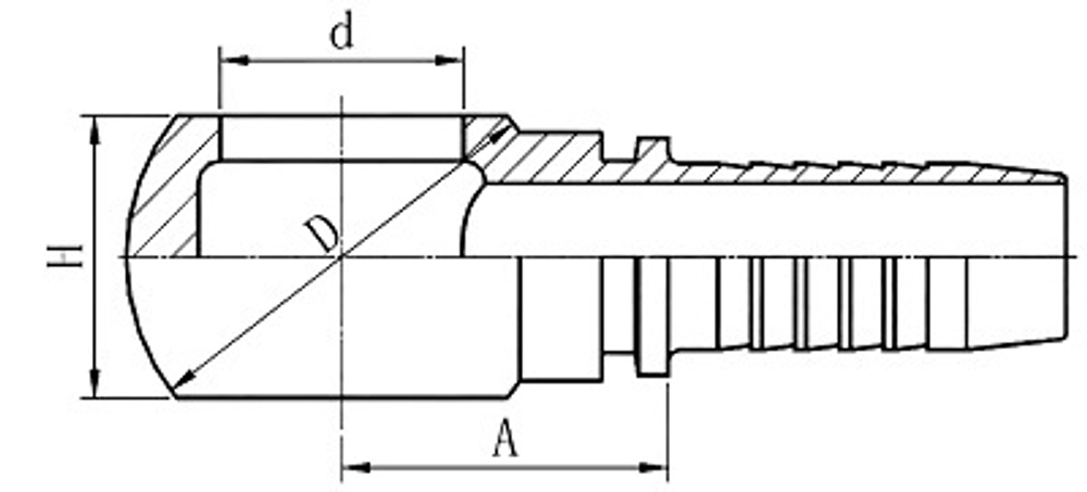Фитинг DN 08 BANJO 1/4