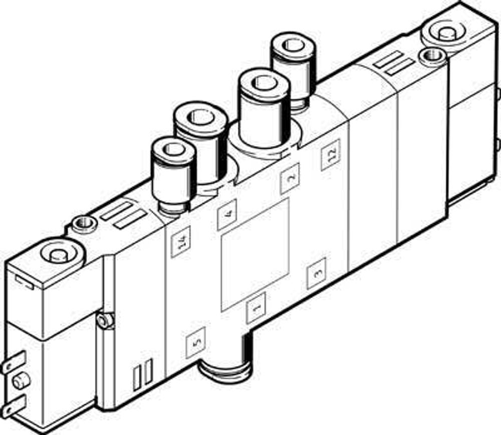 CPE14-M1BH-5/3BS-QS-6 Распределитель с электроуправлением CPE14-M1BH-5/3BS-QS-6 Распределитель с электроуправлением