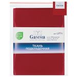 Ткань подкладочная Poly Twill 101±2 г/м², 200х145±2 см, 38 красный, Gamma LPTN