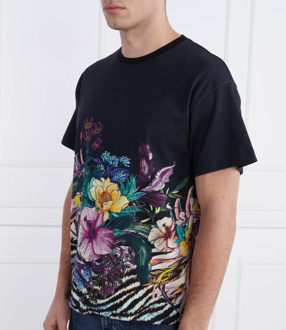 Футболка Just Cavalli - темно-синий(76OAH6OFJS320)