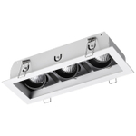 Встраиваемый светильник Novotech GESSO 370714, IP20 GU10 3*50W 220V