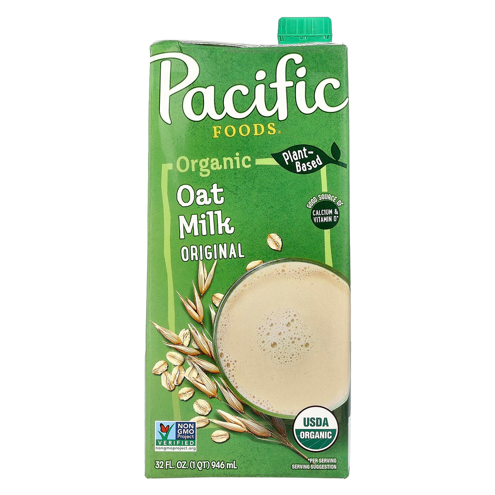 Pacific Foods, органическое овсяное молоко, оригинальное, 946 мл (32 жидк. унции)
