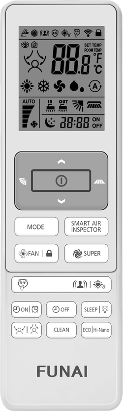 FUNAI EMPEROR UP SMART EYE FULL DC Inverter RAC-I-EU35HP.D01