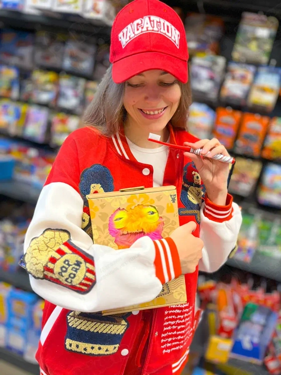 Мягкая игрушка зубастые монстры с зубами 24 см