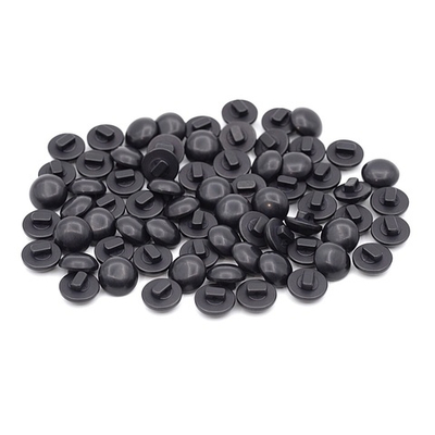 Пуговицы на ножке 18L=11 мм, пластик (black (черный)), 72 шт, PS20