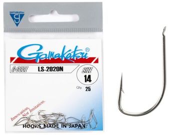 Крючки Gamakatsu LS-2020N HOOKS NICKEL разм. 14 25шт.