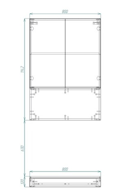 Модуль рабочая зона 80 см М52