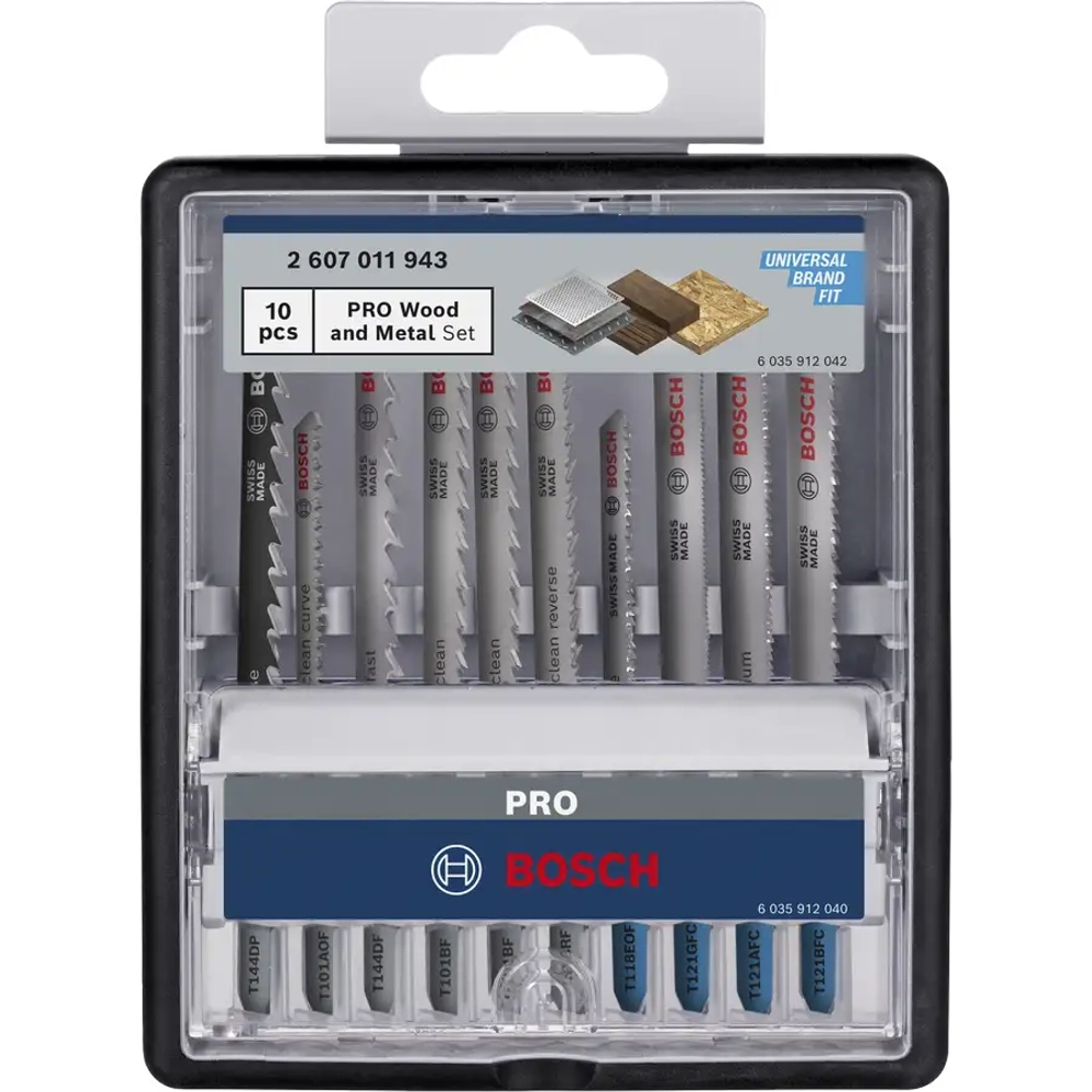 Набор пилок по дереву и металлу PRO Wood and Metal Set BOSCH 2607011943