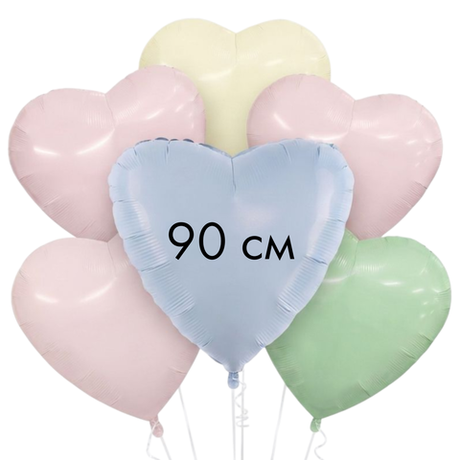 Шар фольгированное сердце 90 см