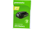 Аккумулятор GREENWORKS G24B2 24 В,2.0 Ач Li-ion 2926707