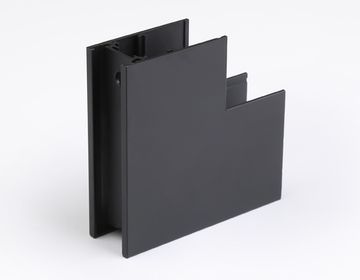 Коннектор угловой внутренний для накладного шинопровода GL3378 BK чёрный Magnetic Standard Ambrella