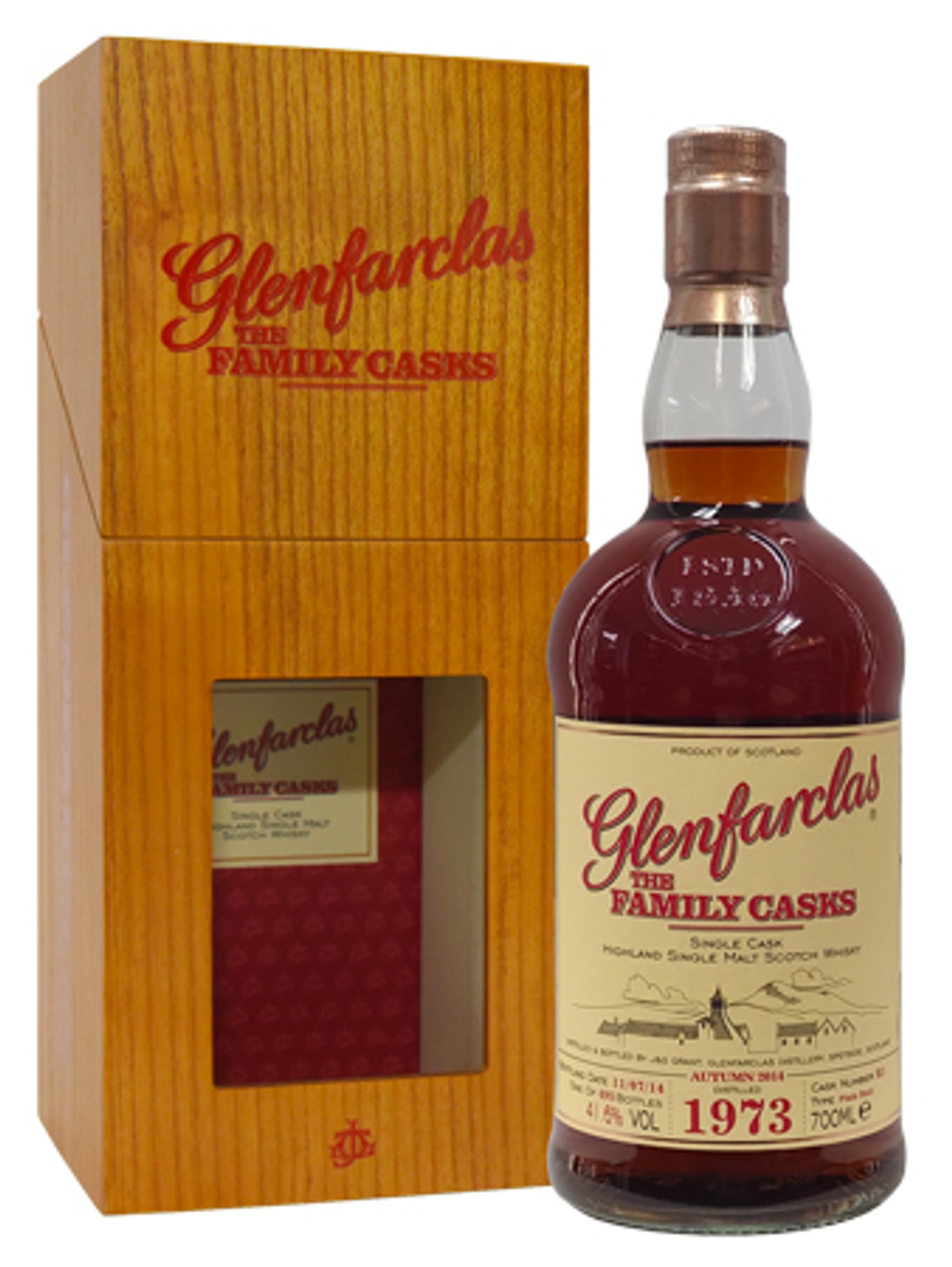 Виски Glenfarclas 1973 Family Casks 41,6% 0,7 л