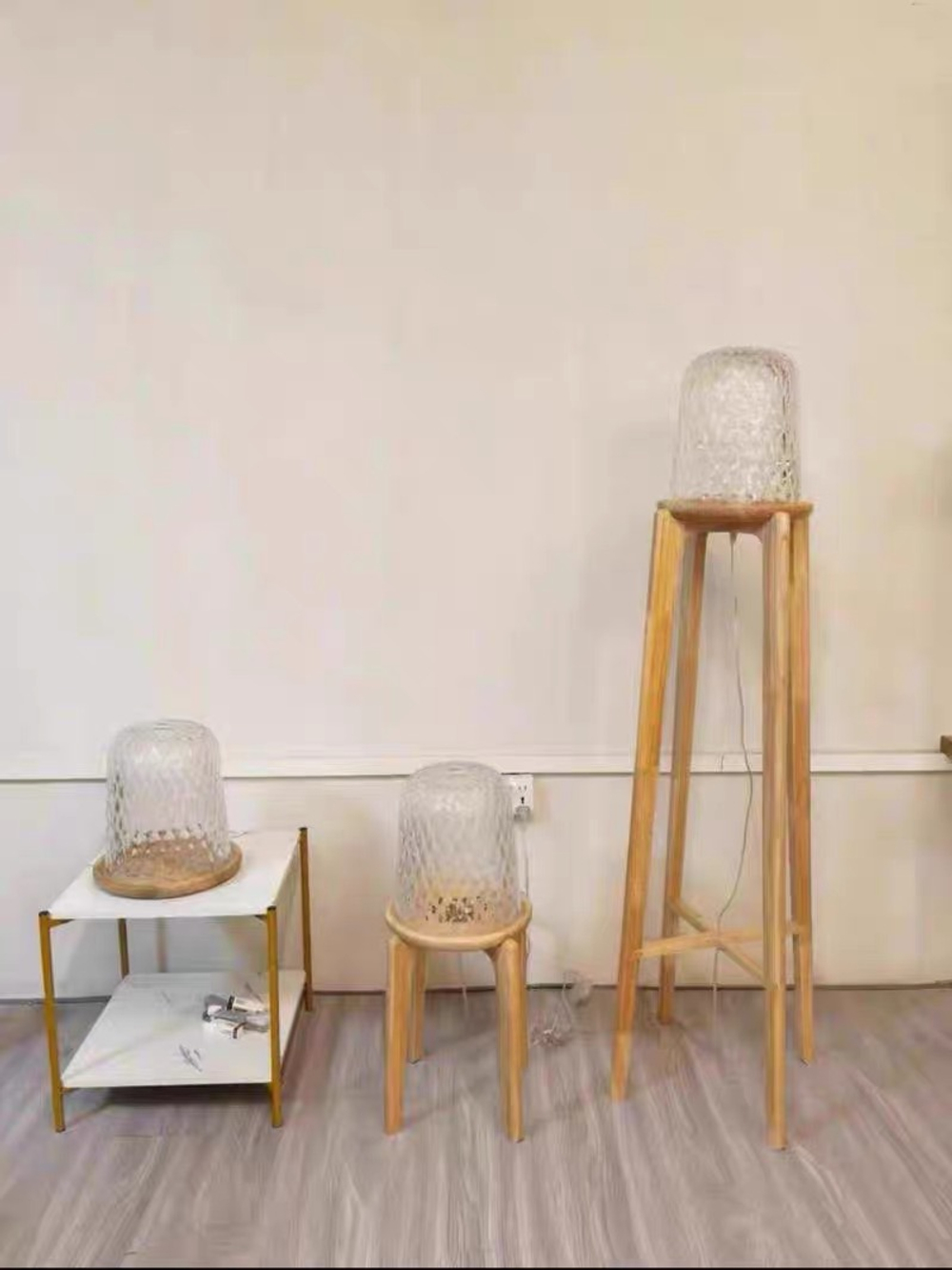 Table design lamp Folia Footed by Saint-Louis
