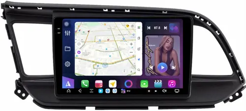 Магнитола для Hyundai Elantra 6 2018-2020 (штатная КЗВ) - FarCar S500-TS20 монитор 9.5" 2K QLED на Android 14, Быстрейшая, CarPlay, 4G SIM-слот