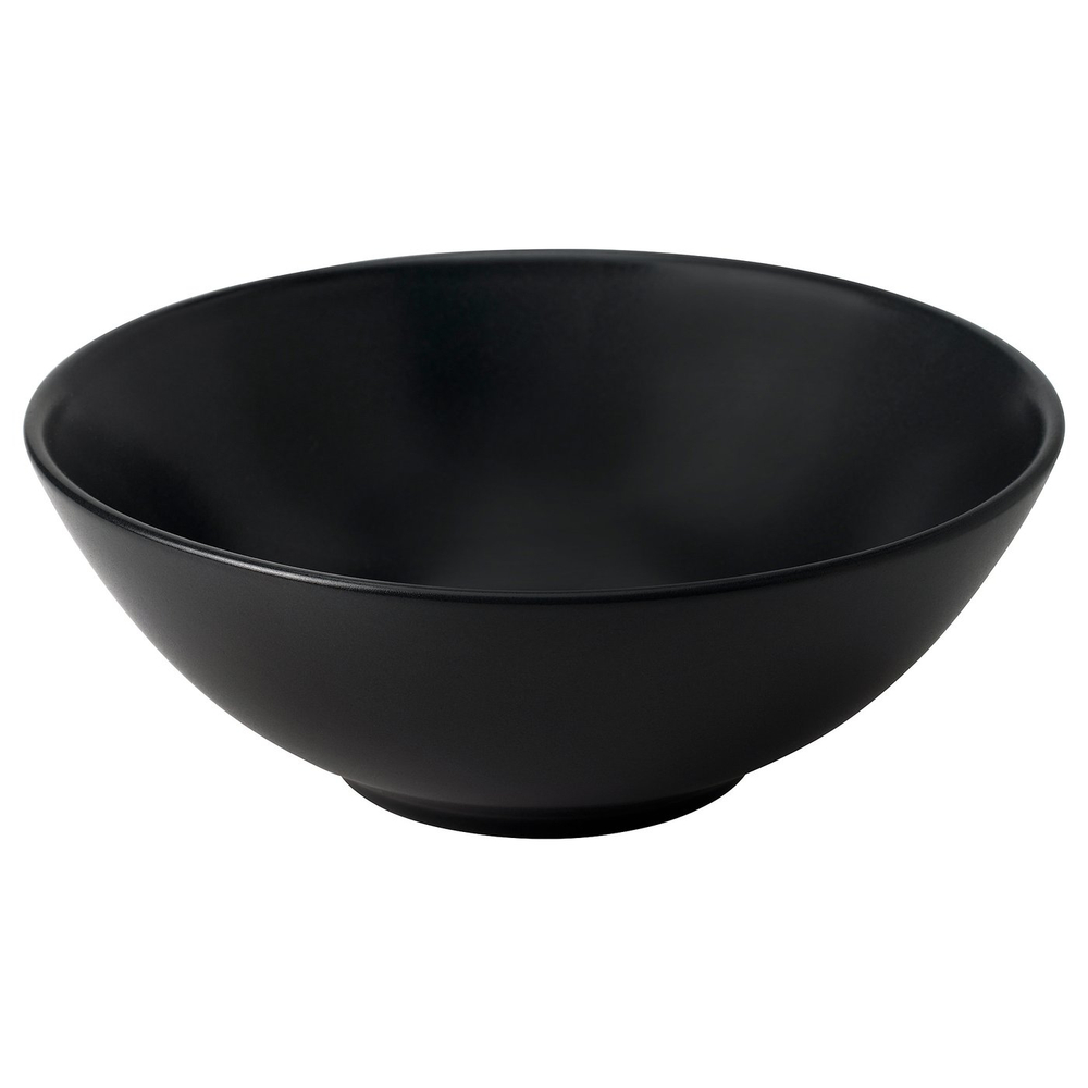 IKEA FÄRGKLAR  (ИКЕА ФЭРГКЛАР)  -  Миска - матовый тёмно-серый 16 см