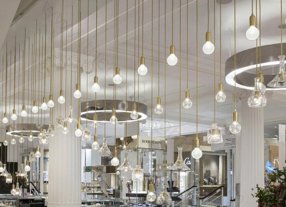 Pendant design lamp Crystal Bulb by Lee Broom (Matte)