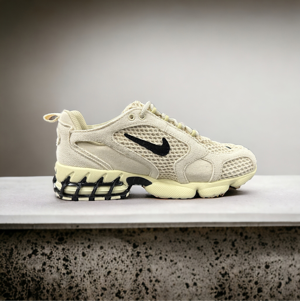 Nike x Stussy Air Zoom Spiridon • Bone
