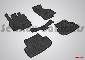 Резиновые коврики в салон Audi A3 [8V] (2012-2020) "Высокий борт"