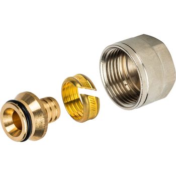 Фитинги компрессионные для труб PEX 16х2,2х3/4