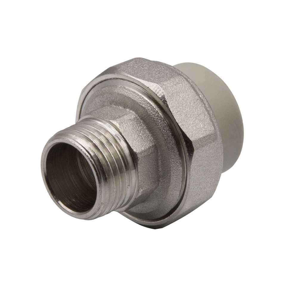 Муфта комб. разъемная, нар 20х1/2" EVER® СЕРЫЙ (Россия)