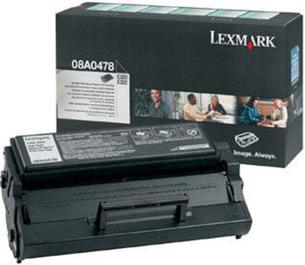 Lexmark E320, E322 High Yield Return Program Print Cartridge (6K) тонерный картридж Подлинный Черный 08A0144