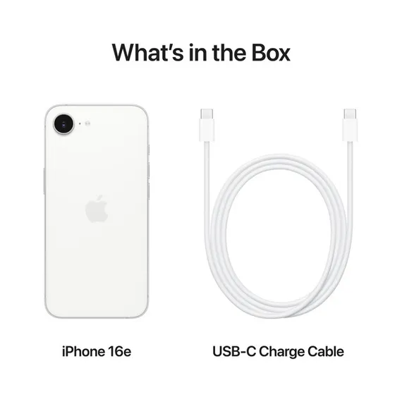Apple iPhone 16e 128GB White (Белый)