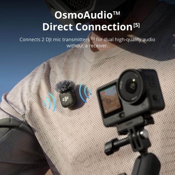 Экшн-камера DJI Osmo Action 6 Essential Combo Темно-серый | Black