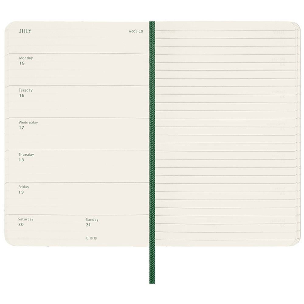 Еженедельник Moleskine WKNT Pocket (DSB2012WN2) 3