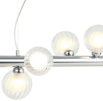 Люстра подвесная 8*G9 2165/09/08P хром Shardin Stilfort
