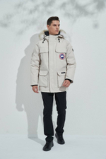 Бежевая парка Canada Goose Expedition