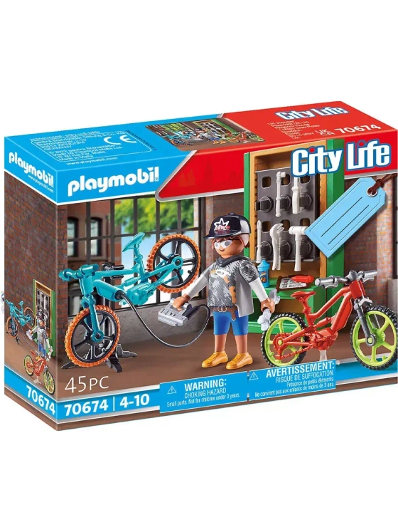 Набор Велосипедная мастерская Playmobil 70674