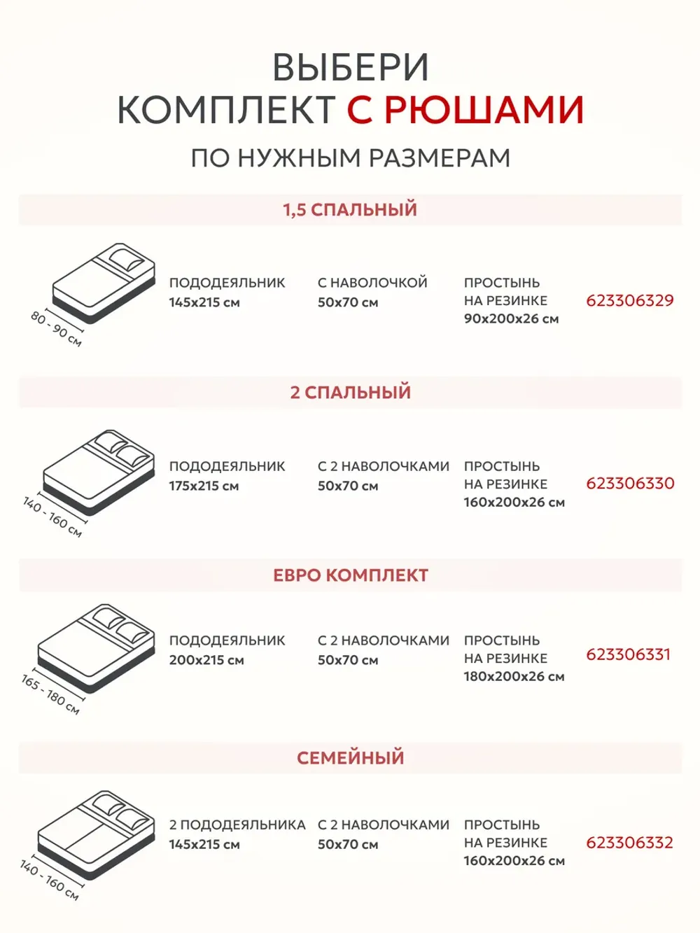 Наволочки на пуговицах 50х70 поплин Беляночка