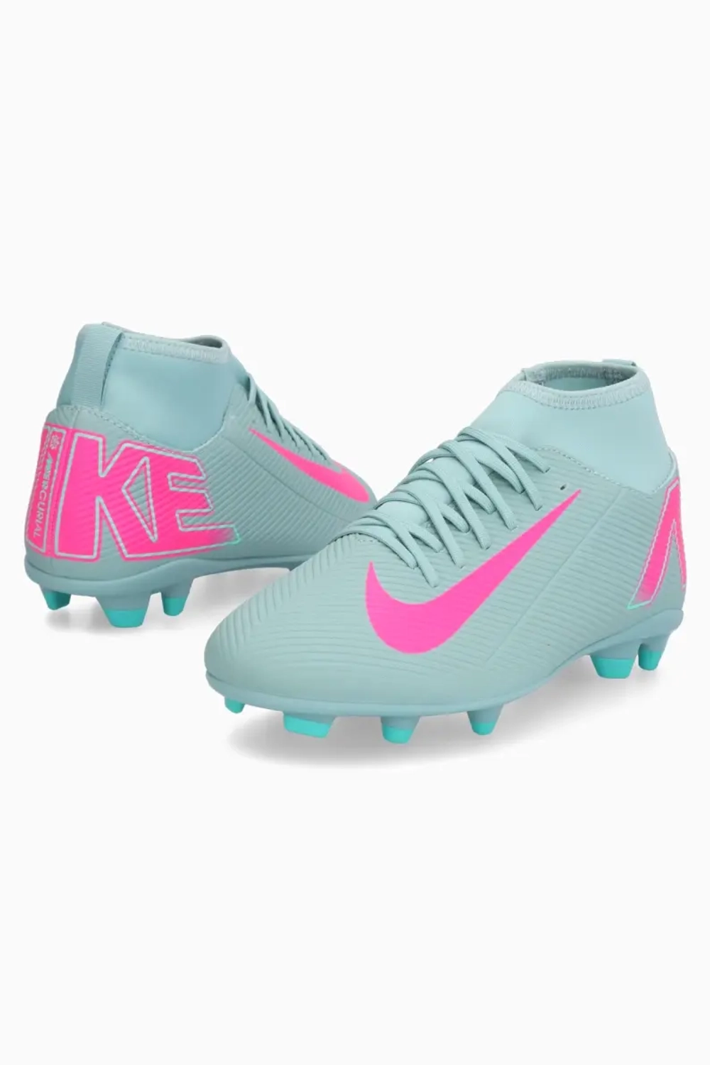 Бутсы Nike Mercurial Superfly 10 Club FG/MG Junior - голубой