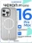 Чехол накладка iPhone 16 Pro Max 6.9" Gurdini Ocean Case (11) Metalic серебро
