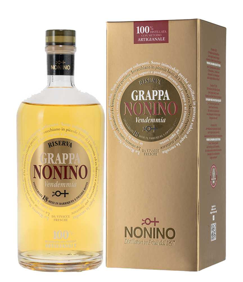 Граппа Nonino Vendemmia Riserva 18 Months, 0.7 л, в п/к