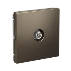 Розетка телевизионная оконечная 1DB Systeme Electric ArtGallery Мокко GAL000691