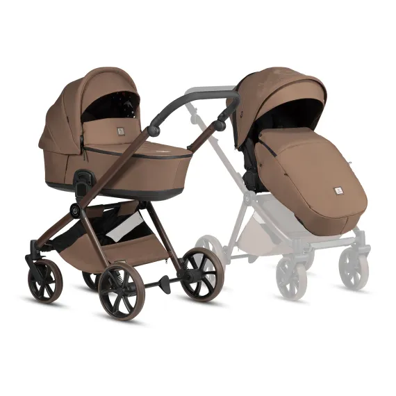 Коляска 2 в 1 Tutis Mio 3+ Limited Edition Hoopoe Brown