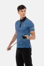Мужское поло Hydrogen LIQUIFY CHECK TECH POLO (GL0016-013)