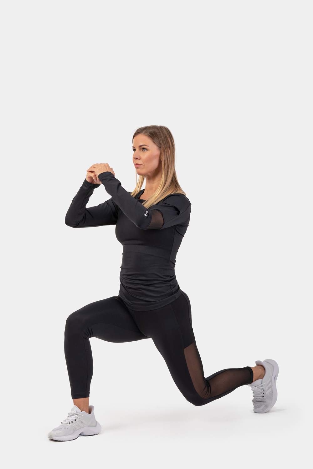 Лонгслив LONG SLEEVE SMART POCKET SPORTY TOP 418 Черный