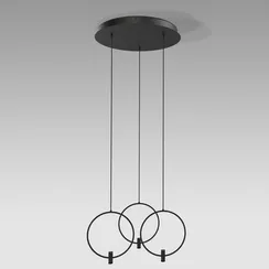 Подвесной светильник Layla 50257/3 LED черный Eurosvet