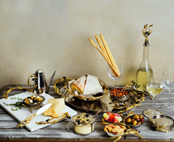 Сахарница с ложкой Michael Aram Olive Branch