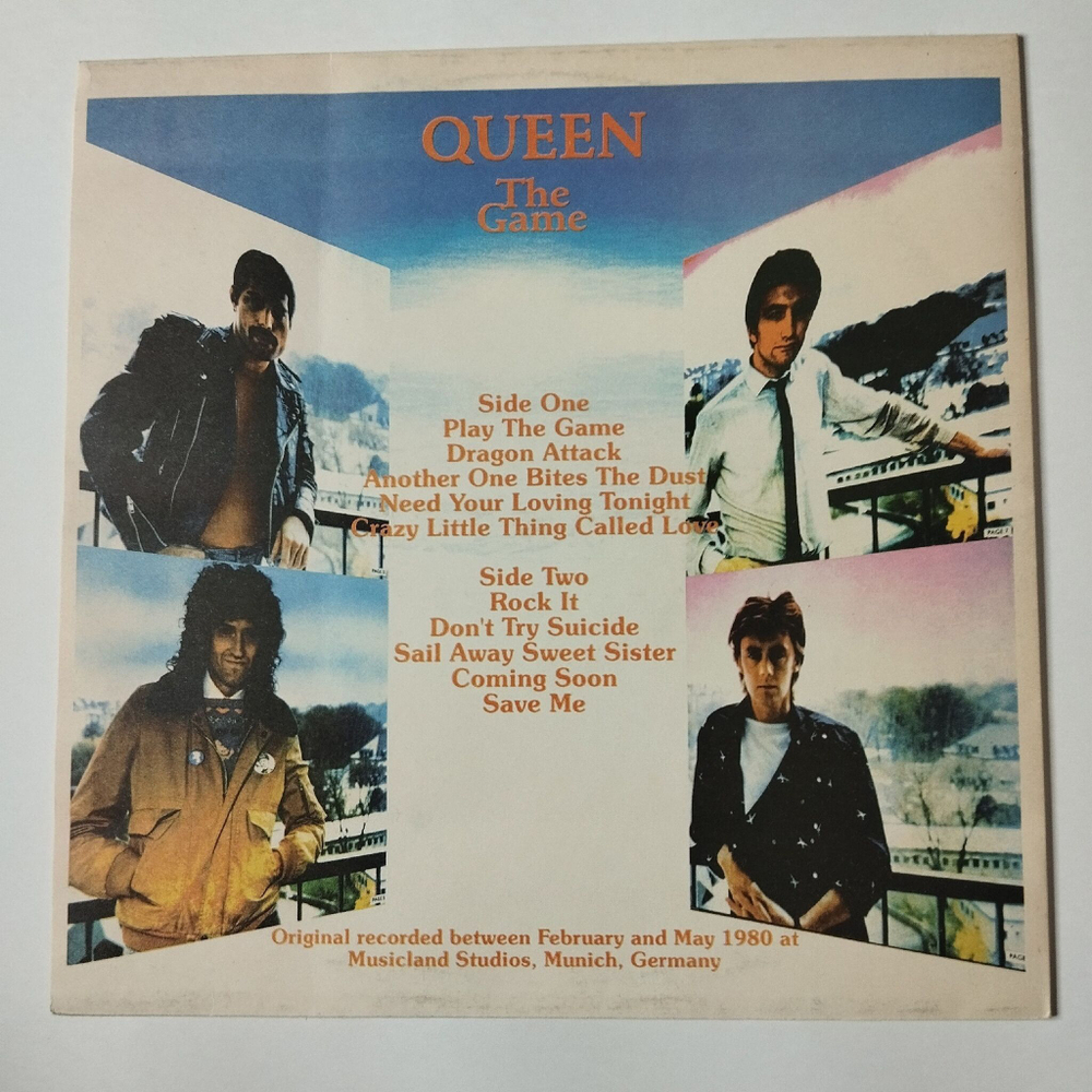 Винтажная виниловая пластинка LP Queen The Game (Россия 1994)