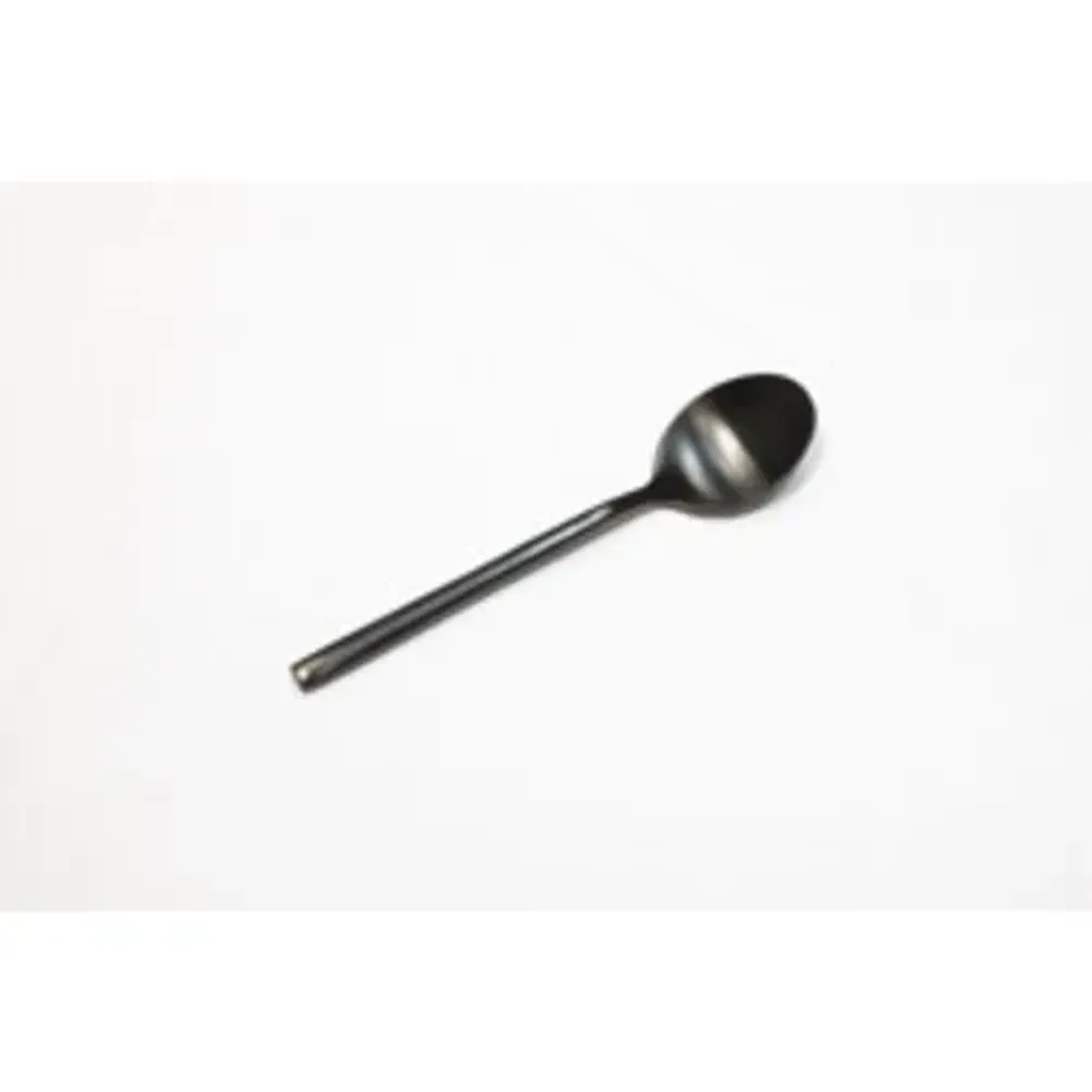 Ложка чайная 14 см матовая черный цвет Black Sapporo PVD P.L. - Davinci [12]