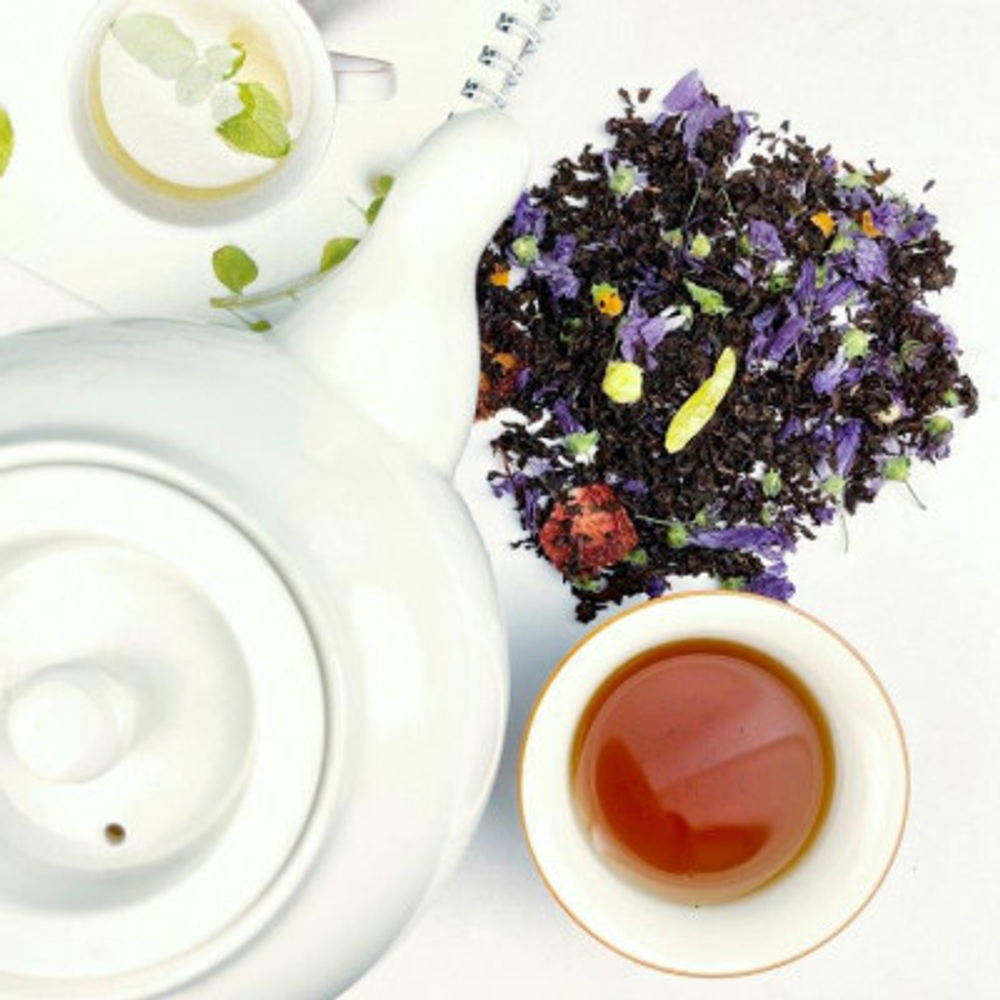 Черный чай BERRY-TEA |  "Граф Строганов"  | 18гр под стакан | Эконом