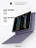 Чехол книжка для iPad Pro 11" M4 Gurdini Milano Series Lavender