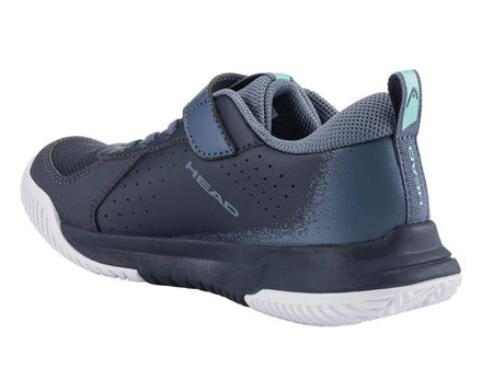 Детские теннисные кроссовки Head Sprint Strap 4.0 - blueberry/teal