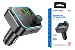 FM модулятор (трансмиттер) автомобильный BOROFONE BC53 PD20W+ QC3.0 BT/USB/SD/FM, черный